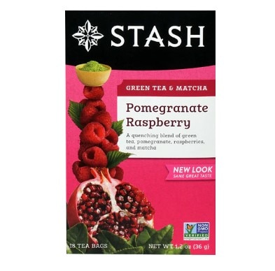 Stash Green Tea & Matcha Pomegranate Raspberry