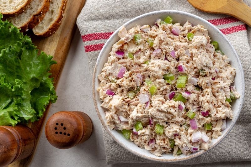 Vegan Tuna Salad With Artichokes