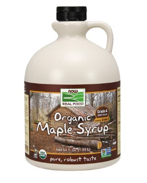 now maple syrup
