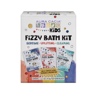 Aura Cacia Kids Fizzy Bath Kit 3 Packets