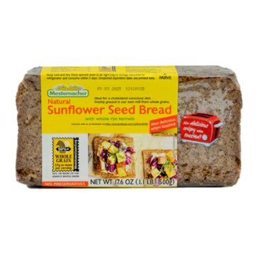 Mestemacher Natural Sunflower Seed Bread