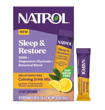 Natrol Sleep & Restore Calming Drink Mix Lemon Chamomile