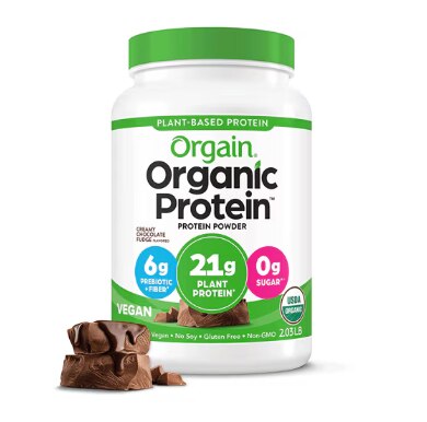 Orgain Organic Vegan 21g Protein Powder Plant Based Creamy Chocolate
