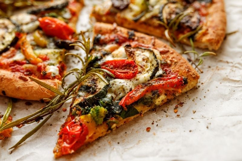 Summer Garden Veggie Pizza