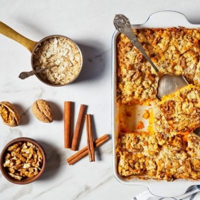 Baked Oatmeal With Pumpkin