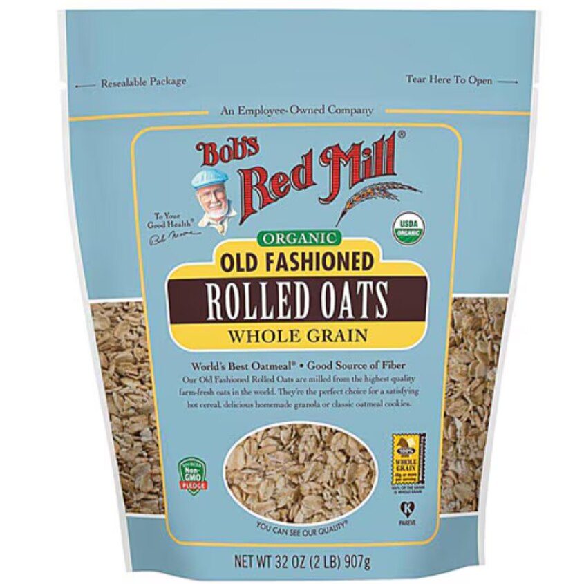 Bob's Red Mill Kosher Organic Whole Grain Old-Fashioned Rolled Oats