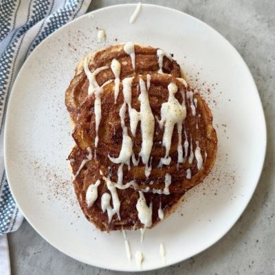 Cinnamon Roll Pancakes