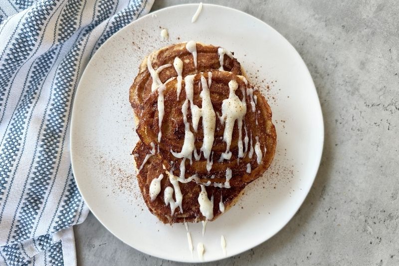 Cinnamon Roll Pancakes