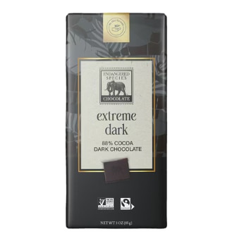 Endangered Species Strong + Velvety Dark Chocolate Bar