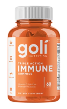 Goli Nutrition Triple Action Immune Gummies