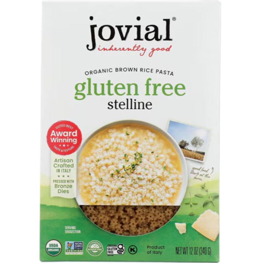 Jovial Organic Brown Rice Pasta - Gluten-Free Stelline