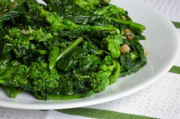 Sautéed Broccoli Rabe with Lemon & Garlic