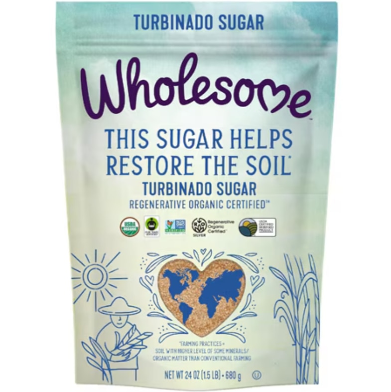 Wholesome Turbinado Sugar - Regenerative Organic Certified