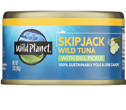 Wild Planet Skipjack Wild Tuna With Dill Pickle