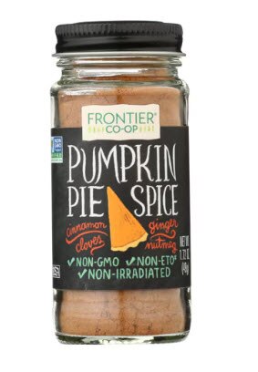 pumpkin pie spice jar