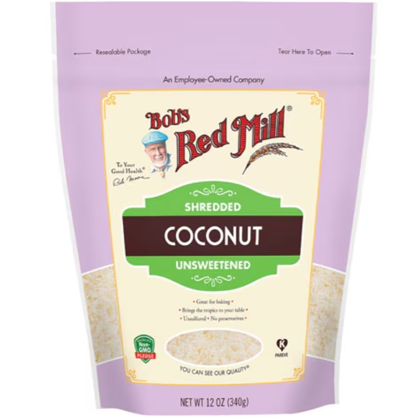 Bob's Red Mill Kosher Shredded Unsweetened Coconut Bob's Red Mill Kosher Shredded Unsweetened Coconut