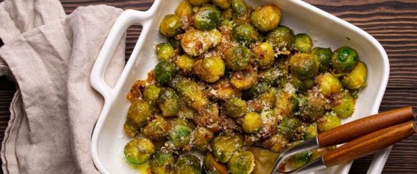 Cheesy Brussels Sprouts