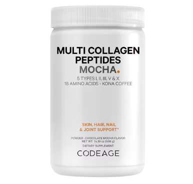 Codeage Multi Collagen Peptides Powder Mocha Flavor