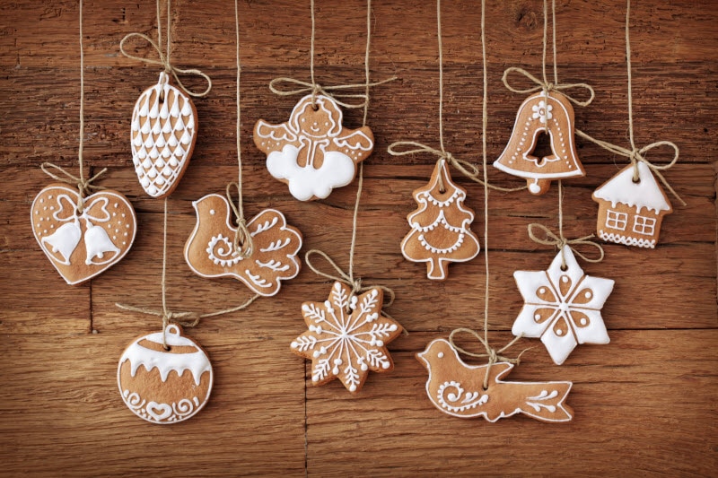 DIY Gingerbread Ornaments