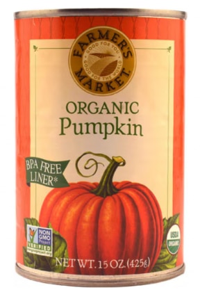 Farmer's Market Organic Pumpkin Puree