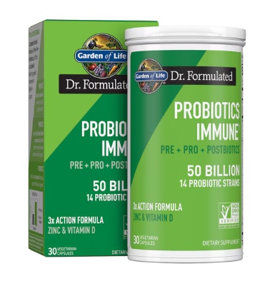Garden of Life Dr. Formulated Probiotics Immune Pre + Pro + Postbiotics Garden of Life Dr. Formulated Probiotics Immune Pre + Pro + Postbiotics