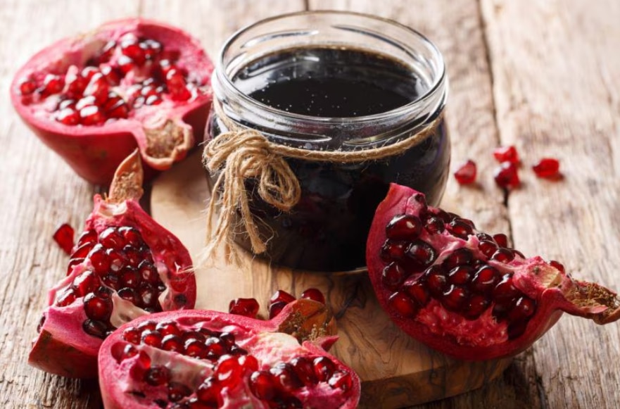 Homemade Pomegranate-Chia Seed Jam