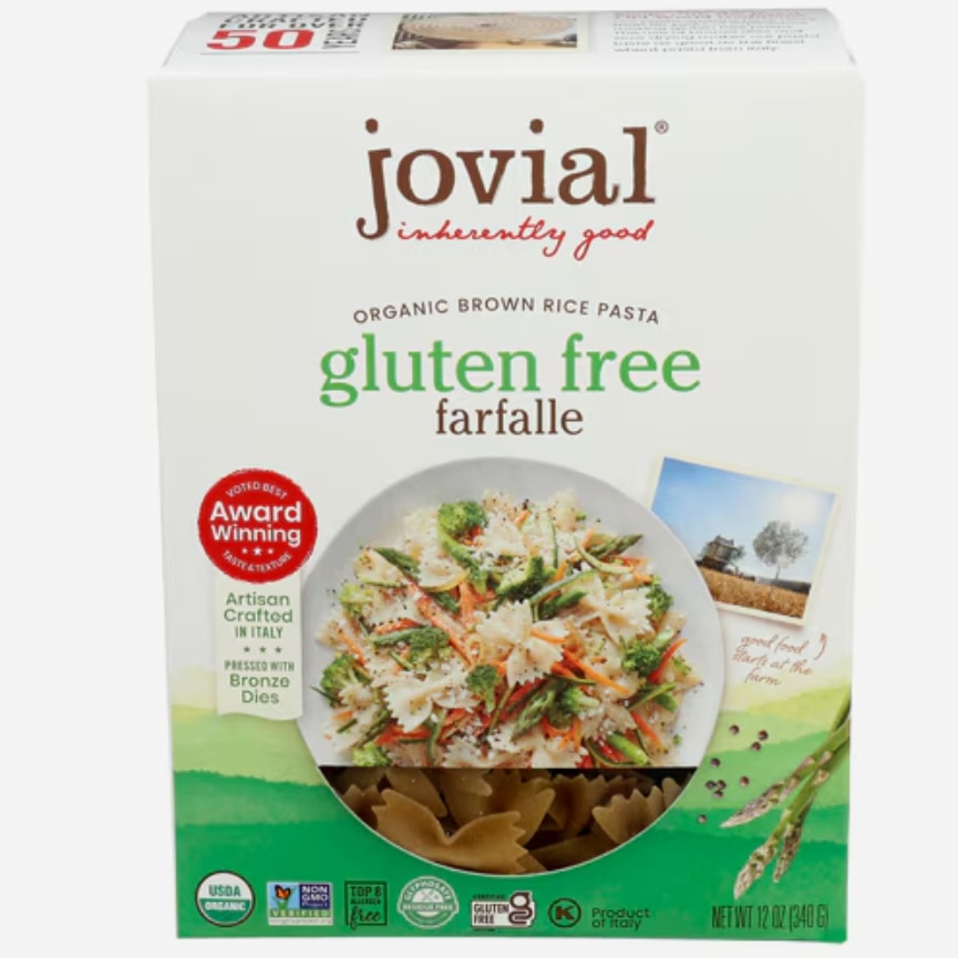 Jovial Organic Brown Rice Pasta Gluten-Free Farfalle