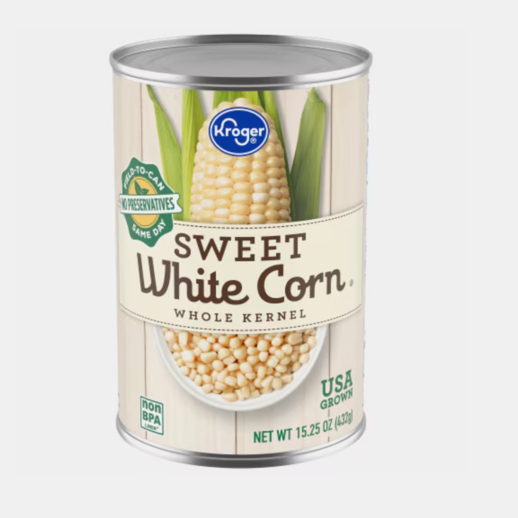 Kroger Whole Kernel Sweet White Corn