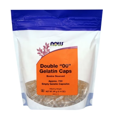 NOW Double 00 Empty Gelatin Caps