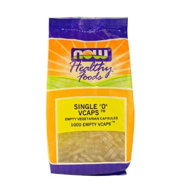 NOW Healthy Foods Single 0 Empty Vcaps