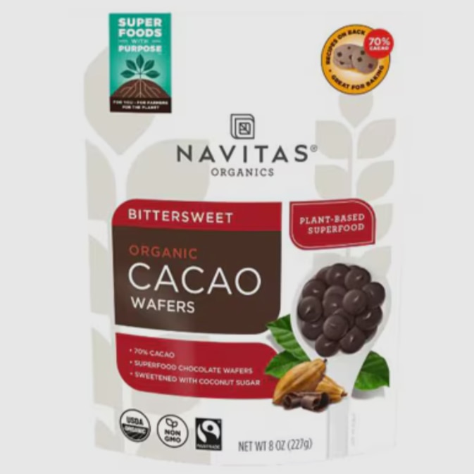Navitas Organics Cacao Wafers Bittersweet Navitas Organics Cacao Wafers Bittersweet