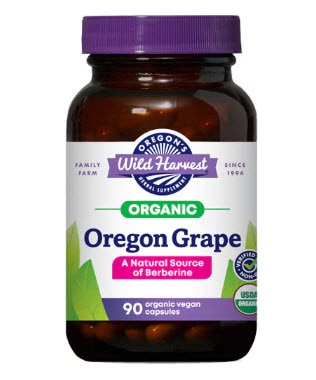 Oregon's Wild Harvest Oregon Grape -- 90 Vegan Capsules