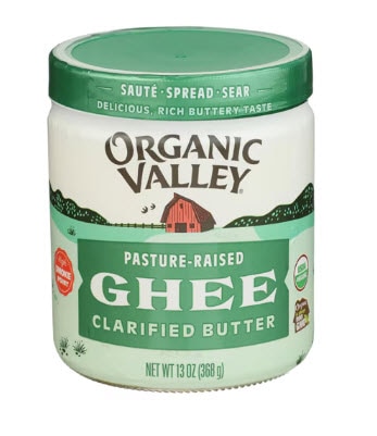 Organic Valley Pasture-Raised Ghee Clarified Butter -- 13 oz Organic Valley Pasture-Raised Ghee Clarified Butter -- 13 oz