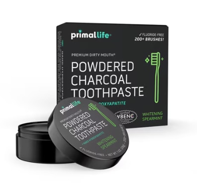 Primal Life Organics Powdered Charcoal Toothpaste