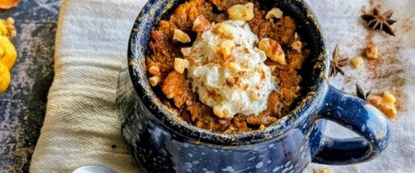 Pumpkin Spice Mug Cake With Collagen