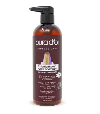 Pura D'or ColorHarmony Purple Shampoo -- 16 fl oz