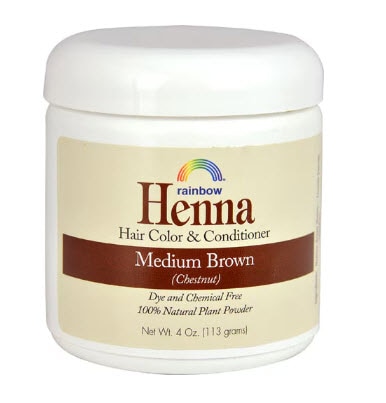Rainbow Research Henna Hair Color and Conditioner Medium Brown Chestnut -- 4 oz