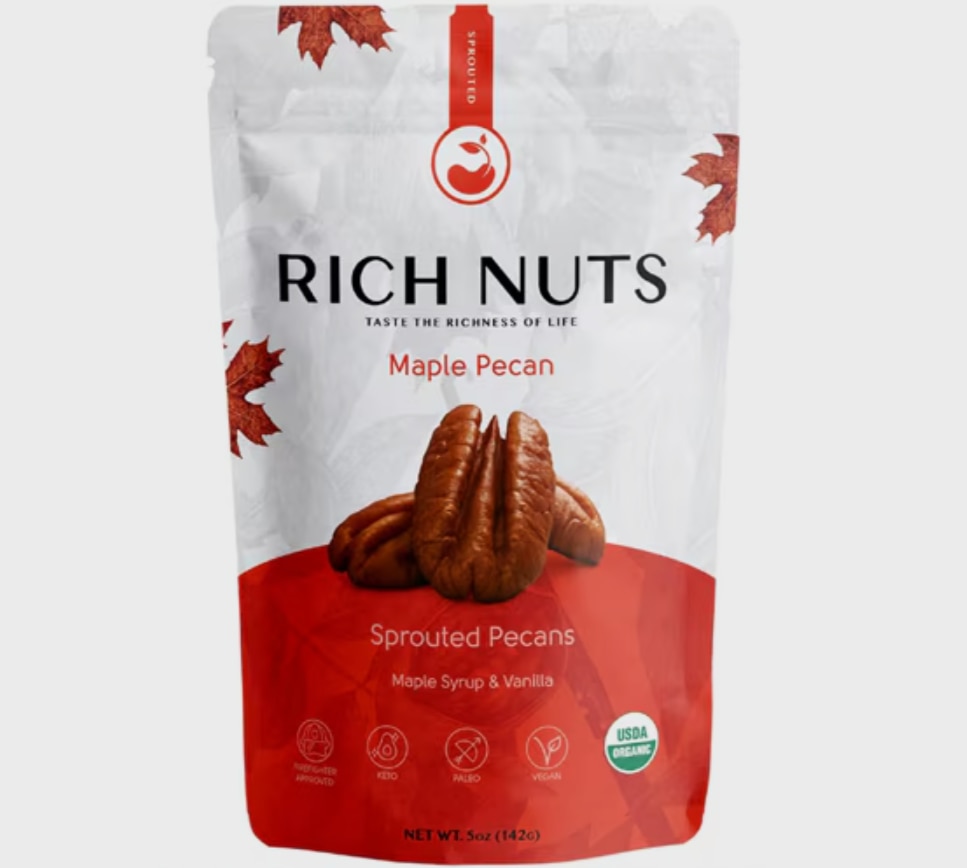 Rich Nuts Sprouted Pecans Maple Pecan Rich Nuts Sprouted Pecans Maple Pecan