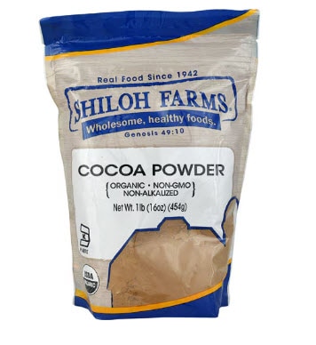 Shiloh Farms Organic Cocoa Powder -- 16 oz Shiloh Farms Organic Cocoa Powder -- 16 oz