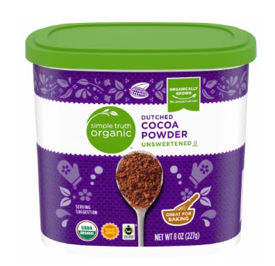 Simple Truth Organic Dutched Cocoa Powder Unsweetened -- 8 oz Simple Truth Organic Dutched Cocoa Powder Unsweetened -- 8 oz