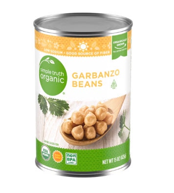 Simple Truth Organic Garbanzo Beans Organic -- 15 oz Simple Truth Organic Garbanzo Beans Organic -- 15 oz
