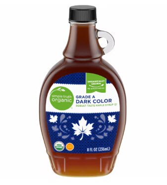 Simple Truth Organic Maple Syrup Grade A Dark Color -- 8 fl oz