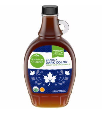 Simple Truth Organic Maple Syrup Grade A Dark Color Simple Truth Organic Maple Syrup Grade A Dark Color