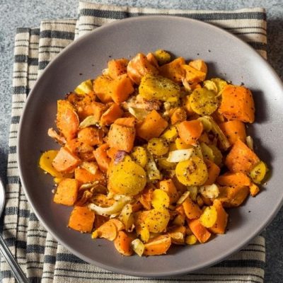 Sweet and Spicy Roasted Butternut Squash