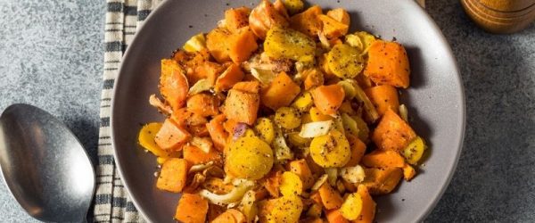 Sweet and Spicy Roasted Butternut Squash