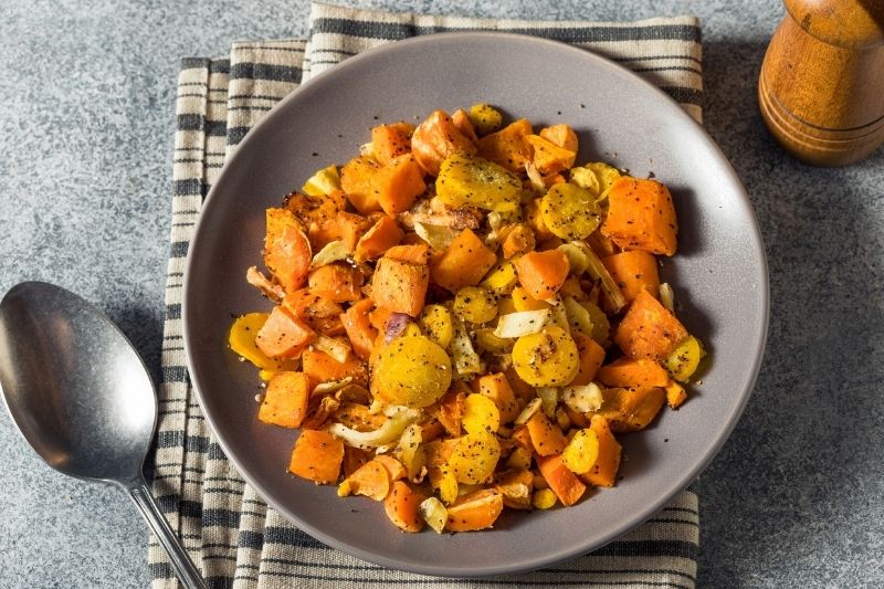 Sweet and Spicy Roasted Butternut Squash