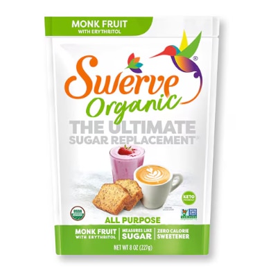 Swerve Organic Monk Fruit All Purpose Granular Sugar Replacement Sweetener Swerve Organic Monk Fruit All Purpose Granular Sugar Replacement Sweetener
