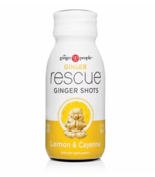 The Ginger People Rescue Ginger Shots Lemon & Cayenne -- 2 fl oz