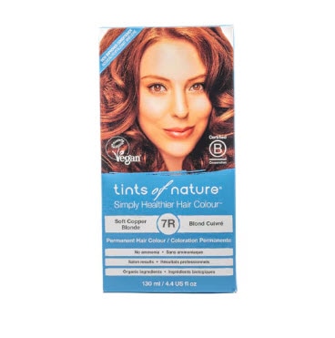 Tints of Nature Permanent Hair Colour Soft Copper Blonde 7R -- 4.4 fl oz