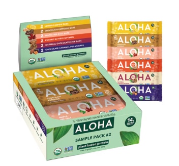 Aloha Organic Plant Based Protein Bars